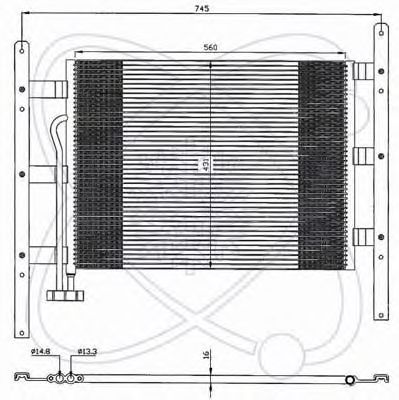 ELECTRO AUTO 30k0022 -  Конденсатор, кондиционер